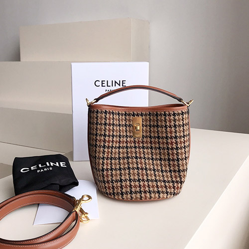 셀린느 CELINE 틴 버킷 16 백 숄더백