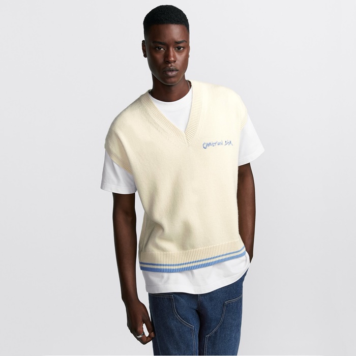 디올 남성 브이넥 베스트 - Dior Mens V-nack Best - dic9019x