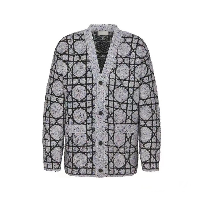디올 남성 브이넥 가디건 - Dior Mens V-neck Cardigan - dic9502x