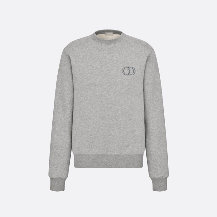 디올 남성 라운드 맨투맨 - Dior Mens Round Tshirts - dic9407x 그레이
